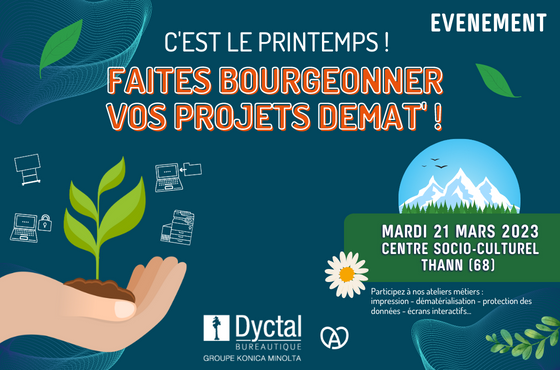 C'est le printemps ! Faites bourgeonner vos projets demat' ! 🌼